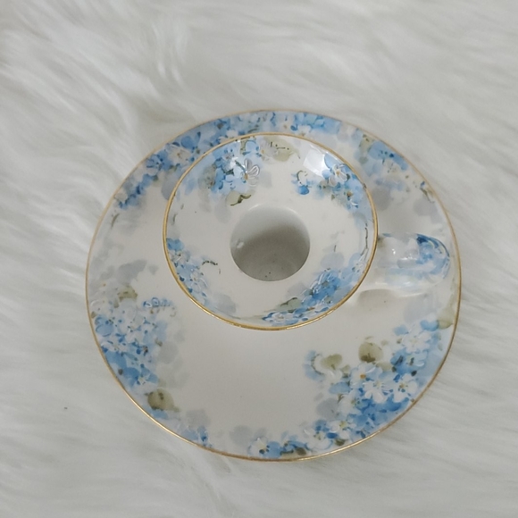 Antique J.P.L. Limonges France candle holder ceram - Picture 2 of 7